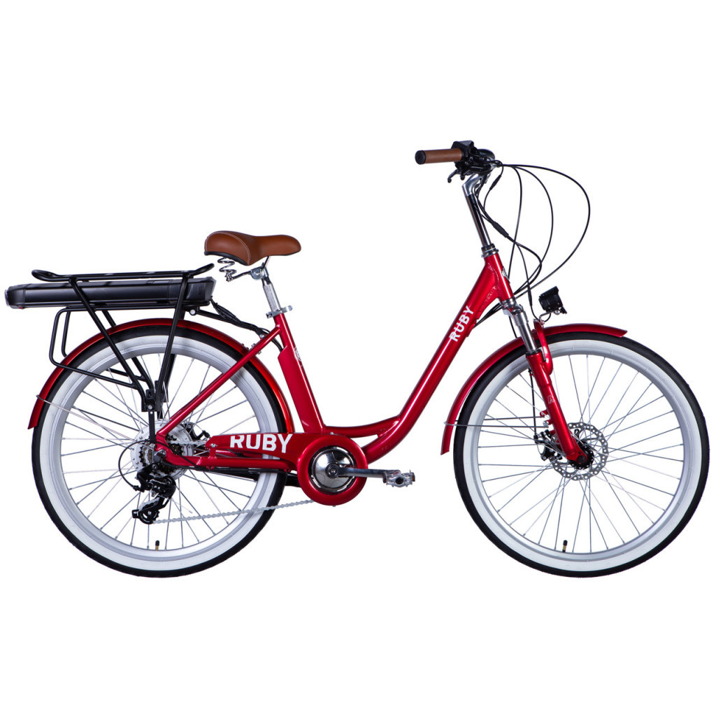 Купить Электровелосипед Dorozhnik eRUBY AM 26" 17" 48B 12.5А*г AL 2024 ...