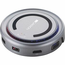Порт-репликатор Canyon Docking Station with 5 ports, with wireless charger 10W (CNS-TDS07DG)