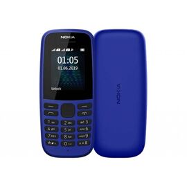 Мобильный телефон Nokia 105 SS 2019 Blue (16KIGL01A13)
