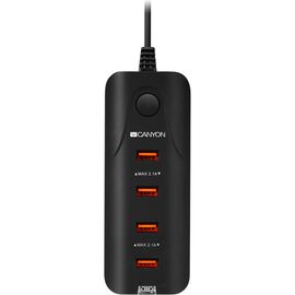 Зарядное устройство Canyon 4xUSB AC (CNE-CHA09B)
