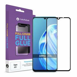Стекло защитное MakeFuture Oppo A91 Full Cover Full Glue (MGF-OPA91)