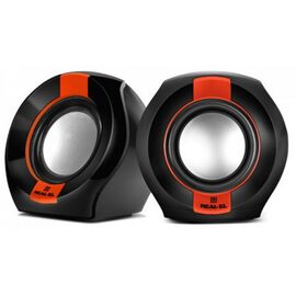 Акустична система REAL-EL S-50 black-red
