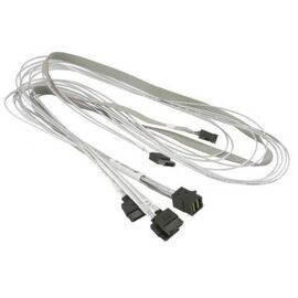 Кабель для передачі даних MiniSAS HD (SFF-8643) to 4xSATA 0.9m w/Sideband Supermicro (CBL-SAST-0556)