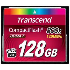 Карта памяти Transcend Compact Flash Card 128Gb 800X (TS128GCF800)