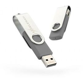 USB флеш накопитель eXceleram 32GB P1 Series Silver/Gray USB 2.0 (EXP1U2SIG32)