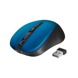 Мышка Trust Mydo Silent wireless mouse blue (21870)