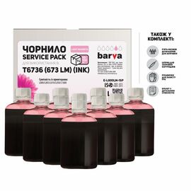 Чернила Barva EPSON L800/L810/L850/L1800 10x100 мл LIGHT MAGENTA (E-L800LM-1SP)