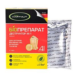 Средство для дезодорации биотуалетов Doktor Hartmut биопрепарат-деструктор М-1 (4260349572002)