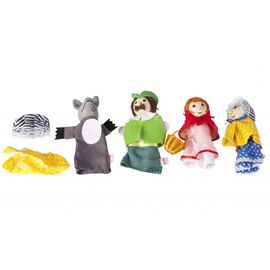 Игровой набор Goki Набор кукол для зажима театра Красная шапочка (51898G)