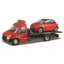 Спецтехніка Bburago автоперевізник з автомоделлю Fiat (18-31402)