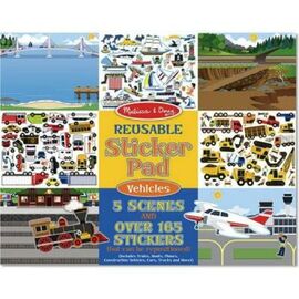 Набор для творчества Melissa&Doug многоразовые наклейки "Транспорт" (MD4199)