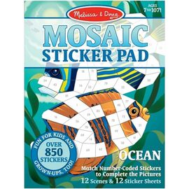Набор для творчества Melissa&Doug Мозаичные наклейки Океан (MD30161)