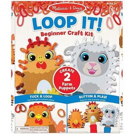 Набор для творчества Melissa&Doug Бумажный кукольный театр Ферма (MD30194)