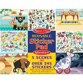 Набор для творчества Melissa&Doug Набор многоразовых наклеек Приключения (MD9115)