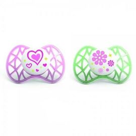 Пустушка Nuvita Air 6м+ 2шт. для девочки (NV7080Pink)