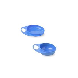 Тарілка дитяча Nuvita з кришкою 6 міс+ 3шт (NV8461Blue)