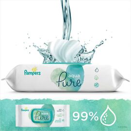 Детские влажные салфетки Pampers Aqua Pure 48 (8001090603326)
