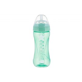 Бутылочка для кормления Nuvita Mimic Cool 330 мл зеленая (NV6052GREEN)