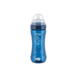 Бутылочка для кормления Nuvita Mimic Cool 330 мл темно-синяя (NV6052NIGHTBLUE)