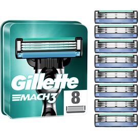Сменные кассеты Gillette Mach3 8 шт. (3014260243548/3014260239640)
