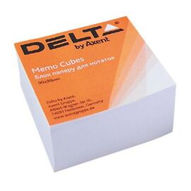 Бумага для заметок Delta by Axent білий 90Х90Х30мм, unglued (D8003)