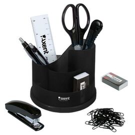 Настольный набор Axent Welle, 9 items, black (blister) (2102-01-А)