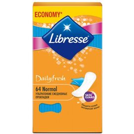 Ежедневные прокладки Libresse Dailyfresh Normal в индивидуальной упаковке 64 шт (7322540758214)