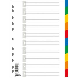 Разделитель страниц Donau А4, numeric, 10 dividers (7710095)