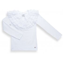 Кофта Breeze с шифоновыми рюшами (9270-140G-white)