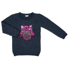 Кофта Breeze с совушкой (T-176-104G-blue)