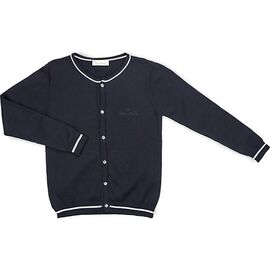 Кофта Breeze на пуговичках с полосой (V-1314-146G-blue)