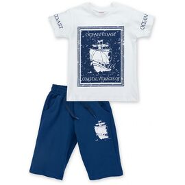 Набор детской одежды E&H с парусником (8299-116B-white)
