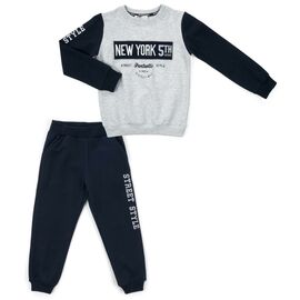 Набор детской одежды "NEW YORK" A-Yugi (13678-140B-gray)