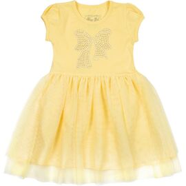 Платье Breeze с бантиком из страз (6283-92G-yellow)