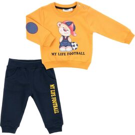 Набор детской одежды Breeze "MY LIFE FOOTBAL" (13282-86B-yellow)