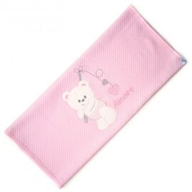 Детское одеяло Breeze с мишкой (64291-pink)