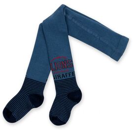 Колготки UCS Socks для мальчиков со львом синие (M0C0301-0828-1-2/B-blue)