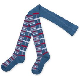 Колготки BNM в разноцветные полоски (M0C0301-1037-5B-blue)