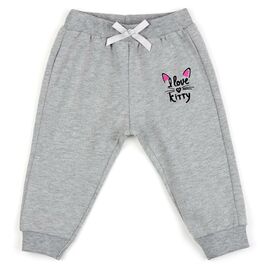 Штаны детские Breeze I LOVE KITTY (12326-68G-gray)