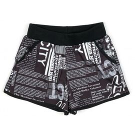 Шорты Monili с надписями (9107-128G-black)