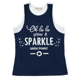 Футболка дитяча Breeze "SPARKLE" (12482-128G-blue)