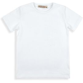 Футболка детская A-Yugi без рисунка (6023-134B-white)