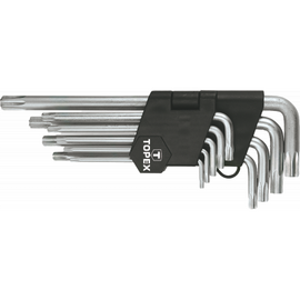 Набор инструментов Topex ключи шестигранные Torx T10-T50, набор 9 шт.*1 уп. (35D961)