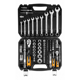 Набор инструментов Neo Tools 82 шт., 1/2", 1/4", CrV (08-672)
