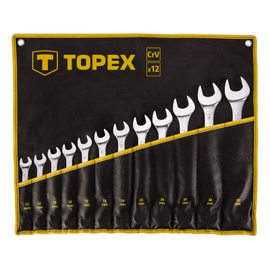 Набор инструментов Topex ключей комбинированных 13 -32 мм, 12 шт. (35D758)