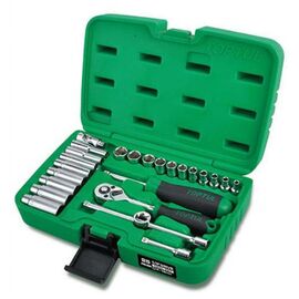 Набор инструментов Toptul в кейсі 1/4" 25од. (GCAI2501)