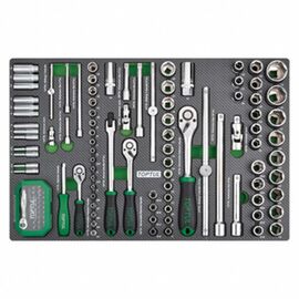 Набор инструментов Toptul 1/4", 3/8", 1/2" 126од. (GEDC611)