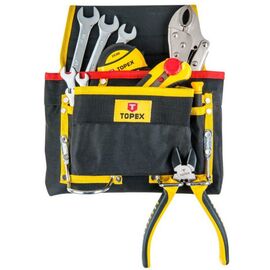 Сумка для инструмента Topex карман 8 гнізд, металеві петлі (79R432)