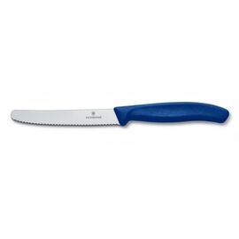 Кухонный нож Victorinox SwissClassic для овощей 11 см, волнистое лезвие, синий (6.7832)