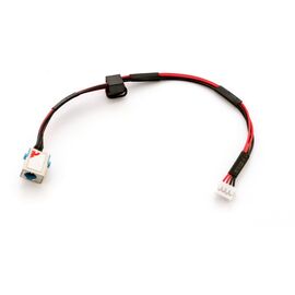 Разъем питания ноутбука с кабелем для Acer PJ253 (5.5mm x 1.7mm), 4-pin, 19 см Универсальный (A49044)